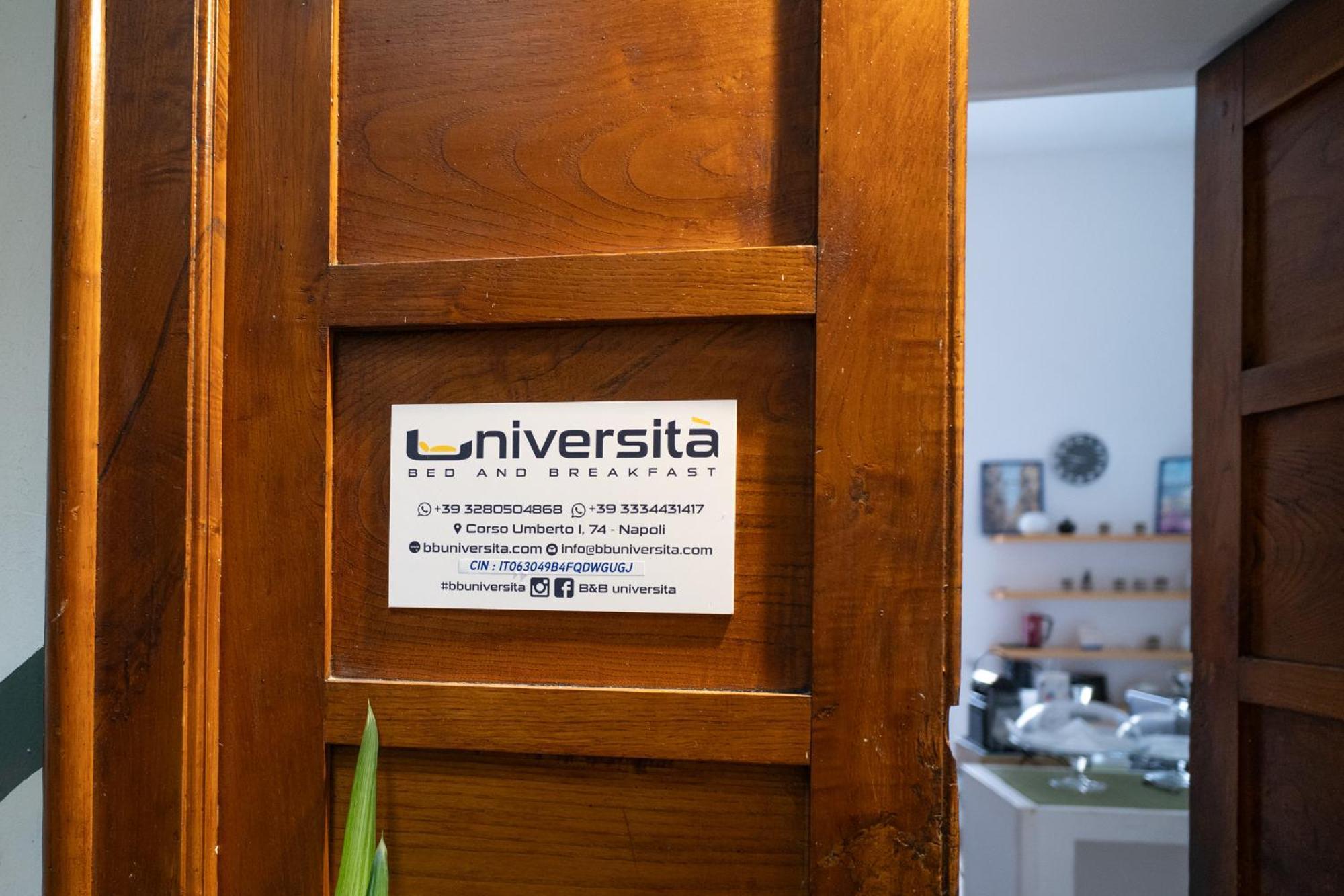 B&B Universita Nápoles Exterior foto
